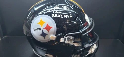 Pittsburgh Steelers Hines Ward "SB XL MVP" Signed Full Size Speedflex Visor BAS