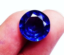Round Cut Natural Blue Tanzanite Certified Loose Gemstone 10.10 Ct ~ Free Gift