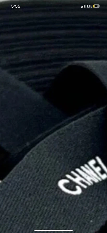 Fita logotipo preta Chanel 1 rolo lacrado 25 metros - Imagem 3 de 3