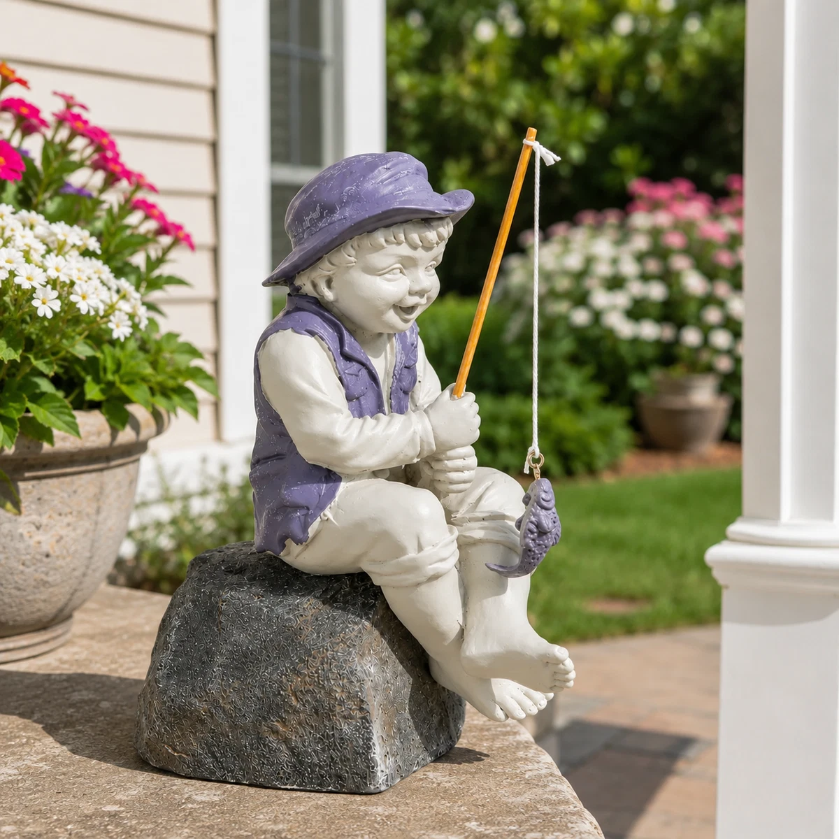 FISHERMAN Yard, Garden & Outdoor Décor for sale | eBay