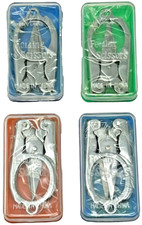 4-Pack FOLDING POCKET SCISSORS - 3.5" - Metal Sharp Durable Portable Travel