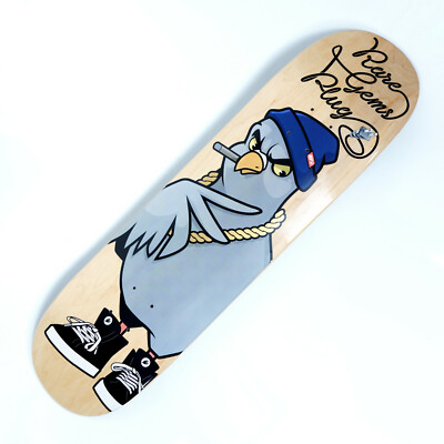 Rare Gems Plug Skateboard Deck 8,25 inch + Grip Resin7 Medium Concave