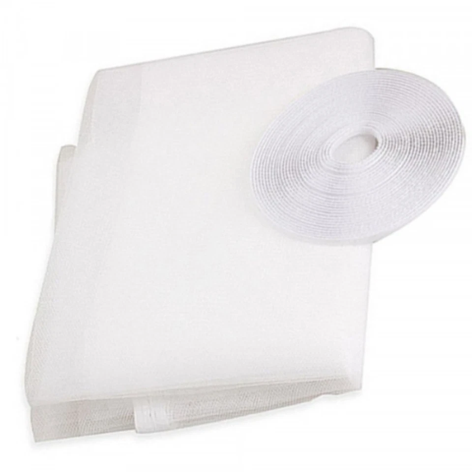 X2 Moustiquaire Fenêtre Toile Anti Moustique Maille Transparent Filet Facile à P - Photo 2/4