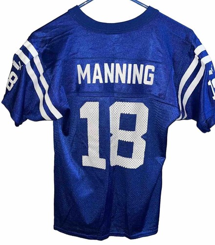 Vintage Puma Peyton Manning Indianapolis Colts Trikot Jugend Medium