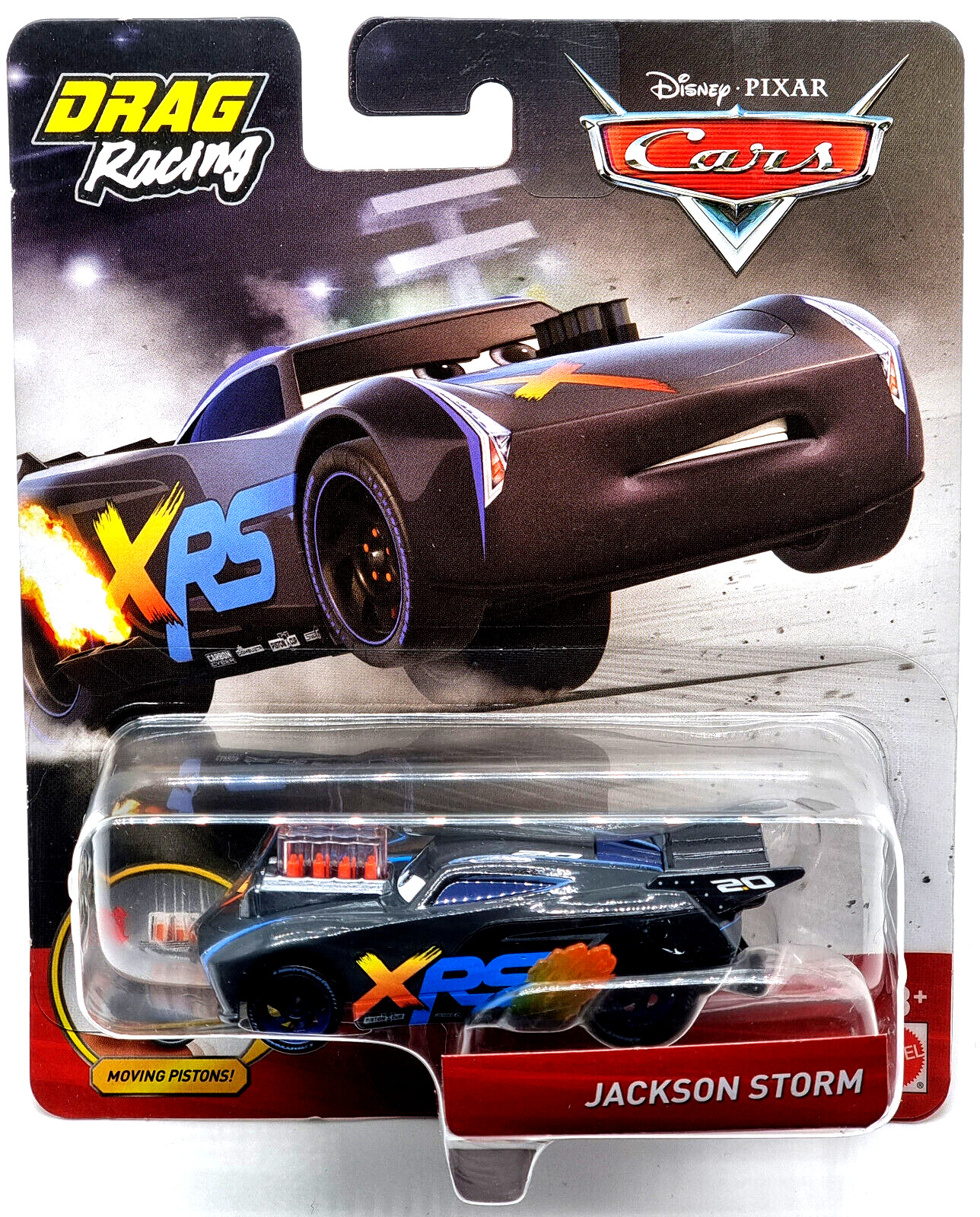 Гоночная серия Disney PIXAR Cars XRS xtrene Racing Drag Racing GFV36 Jackson Storm 2890₽