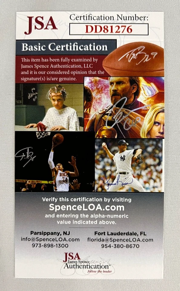 Eddie Hickey Signed Index Card JSA Certified NCAA Creighton Bluejays HOF 1979! - Image 4 of 4