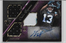 2014 TOPPS TRIPLE THREADS KELVIN BENJAMIN RC ROOKIE AUTO TRIPLE JERSEY PATCH /70