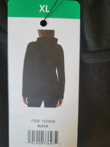 Womens Andrew Marc Full Zip Jacket Black X-Large XL - Picture 3 of 3