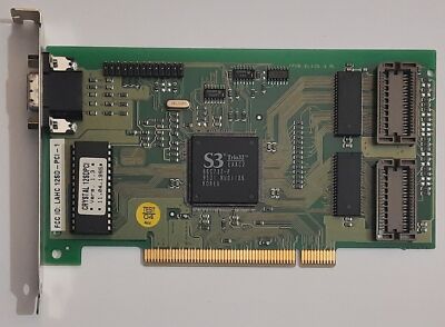 miro Crystal 12SD PCI Grafikkarte (S3 Trio32, 86C732-P, 1MB, retro, 1995)