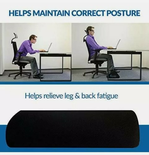 Washable Foot Rest Pillow Under Desk Memory Foam Knee Pillow Cushion Soft - Picture 4 of 8