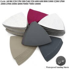 90mm Wet and Dry Mouse Sanding Sheets Delta Detail Palm Sander Sandpaper Pads 