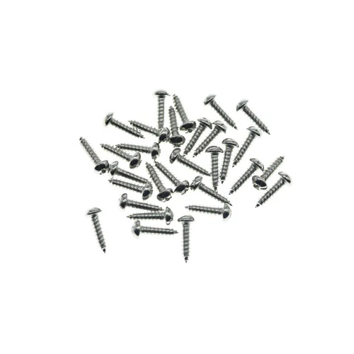 Dopro 30x Stainless Steel #3 x 3/8" for USA Fender/Gibson Only, Nickel 