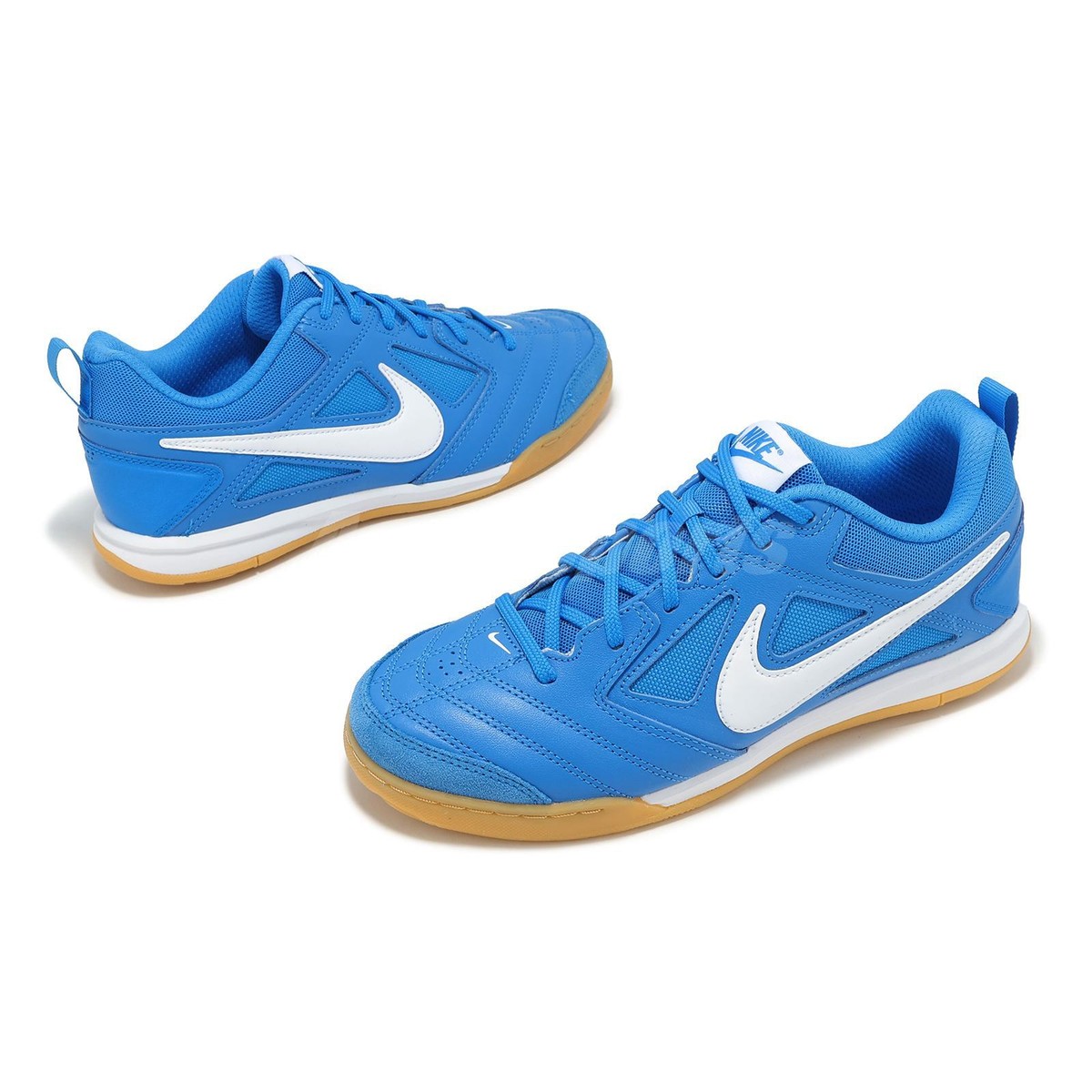 Nike GATO GS Photo Blue Gum Kids Youth Womem Indoor Soccer Shoes