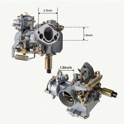 Carburetor For Volkswagen Beetle Karmann Ghia 1971-1974 30/31 Pict-3 Type - Picture 7 of 12