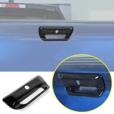 For 2019-2022 Dodge RAM 3500 ABS Black Look Rear Door Tailgate Handle Cover Trim