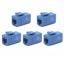 Cat6 Keystone Coupler Ul Listed Rj45 Female To Female Ethernet Insert Jack Utp N
