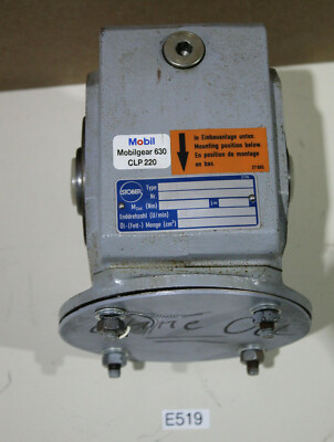 Stöber Getriebemotor S102AG-0175-D7 1K4BTF *ohne Öl* (E519)