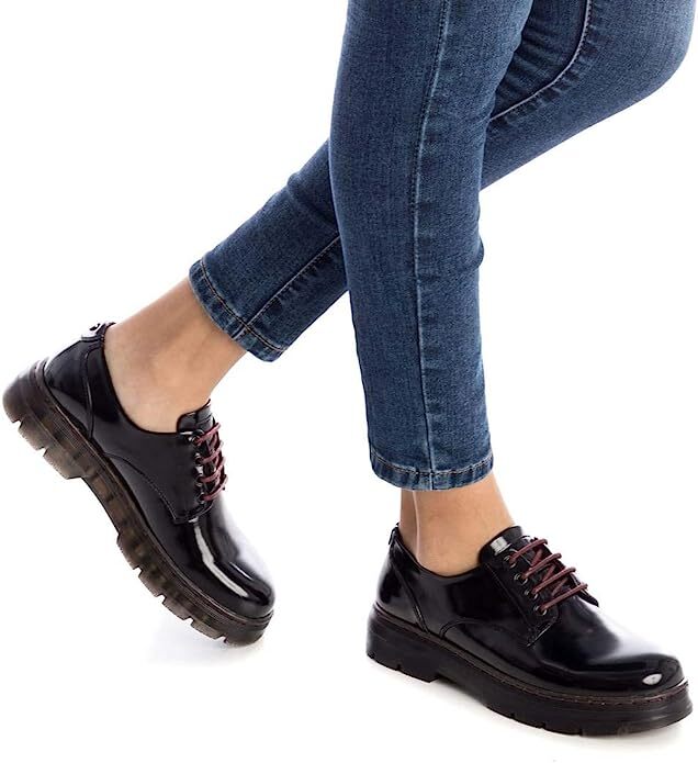 КРОССОВКИ XTI SCARPE OXFORD DONNA 44403 В ПОВСЕДНЕВНОМ СТИЛЕ VERNICE NERO РАЗМЕРЫ 37 И 40 6190₽