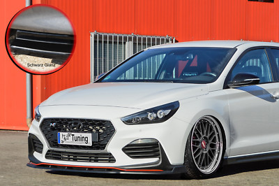 Spoilerschwert Frontspoiler ABS für Hyundai I30N + Performance schwarz glanz ABE