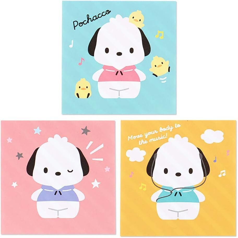 Sanrio 410462 Pochaco Square Memory Face 84 sheets Free Sanrio 410462 Pochaco Square Memory Face 84 sheets Free