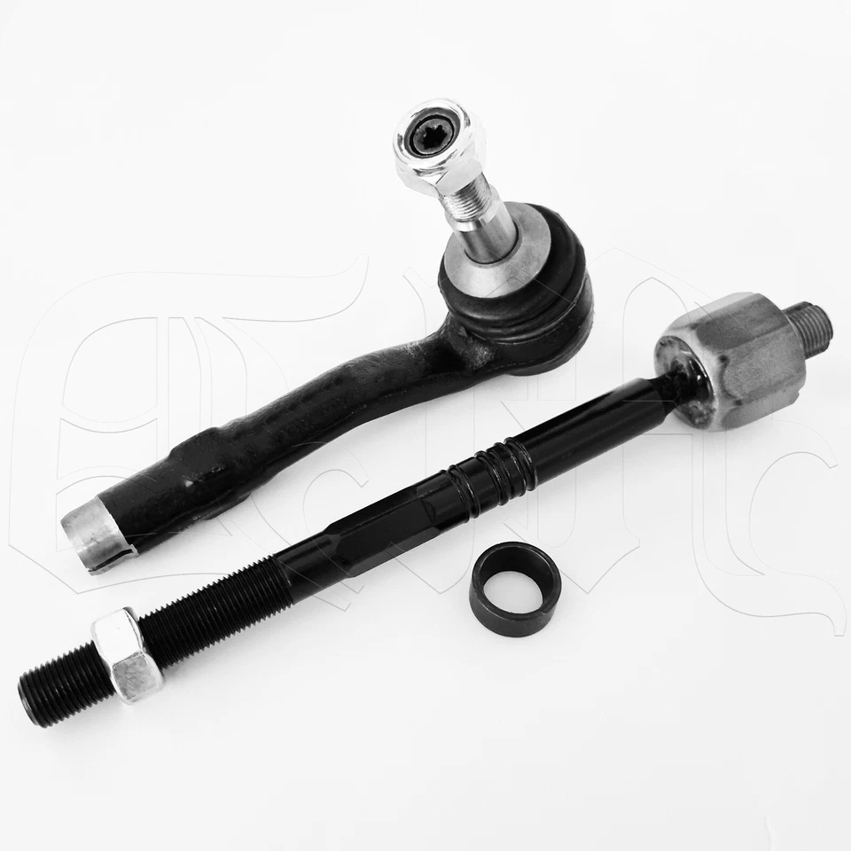 JUEGO DE EXTREMOS DE BARRA DE AMARRE DE RIEL DE DIRECCIÓN INTERIOR DELANTERA PARA BMW SERIE 5 E60 E61 Foto 3 de 4