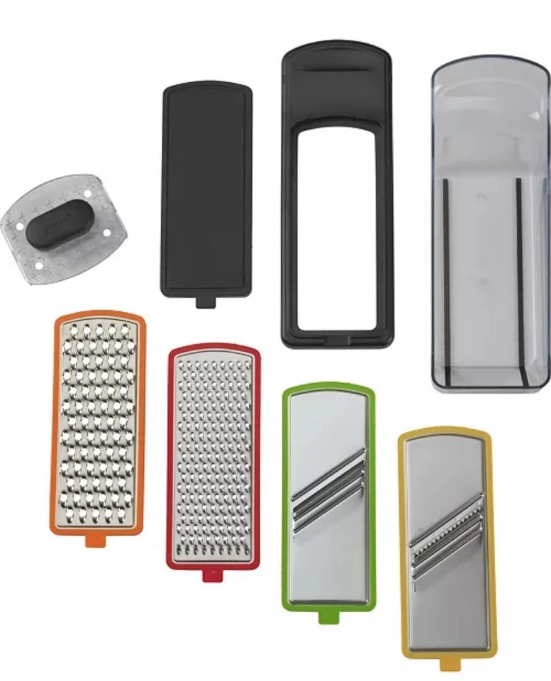 Good Cook Touch Mandoline Grater Set with 4 Stainless Steel Blade Inserts New! - Image 2 of 4