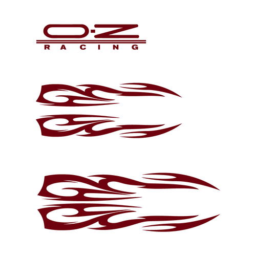Automotive 5pc OZ Style Racing Decal Set Multiple color Made n USA - 第 42/56 張圖片