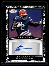 2022 SAGE HIT AUTOGRAPHS BLACK #AKG KEMORE GAMBLE ARTISTRY