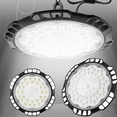 DEPMOG UFO LED Hallenbeleuchtung Deckenstrahler Werkstattleuchte Industrielampe Decken