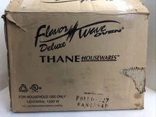 Thane Flavorwave Deluxe HO1200 1200W Infrared Convection Oven Cooker Glass NEW