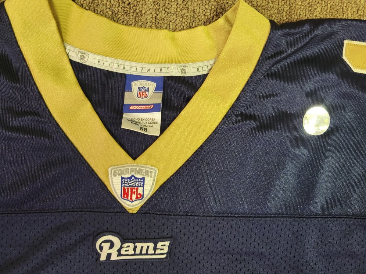 Kurt Warner Signed STL Rams Authentic Reebok Jersey Blue