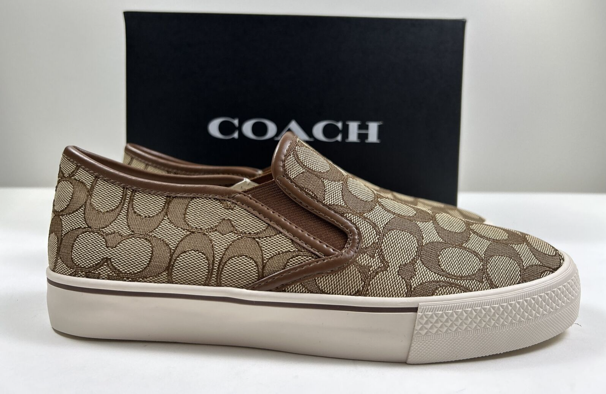 Brand New Coach Sneakers size 11.5 Coach Shoes Clip High Top Sneaker Signature Camo Size 11.5D  main image 3