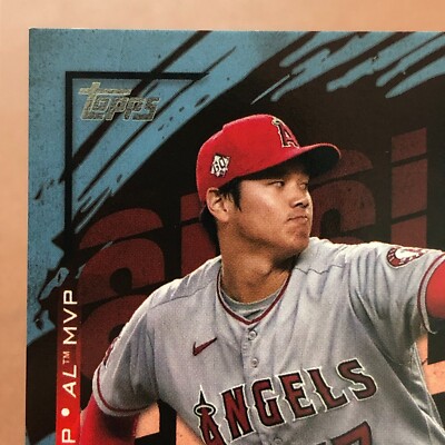 Topps SHOHEI OHTANI MLB Los Angeles Angels 2021 AL MVP-2 OT04 | eBay