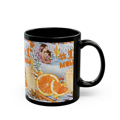 Black Mug (11oz) by Celion Fashion World. 