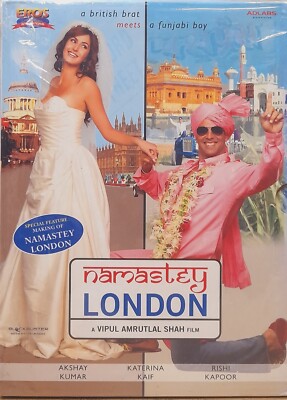 Namastey London - Akshay Kumar, Katrina Bollywood Hindi Movie DVD W Slipcover