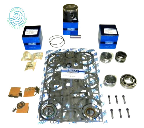 New Outboard Powerhead Rebuild Kit - Mercury/Mariner 50-60 HP 3-CYL (1991-1997)