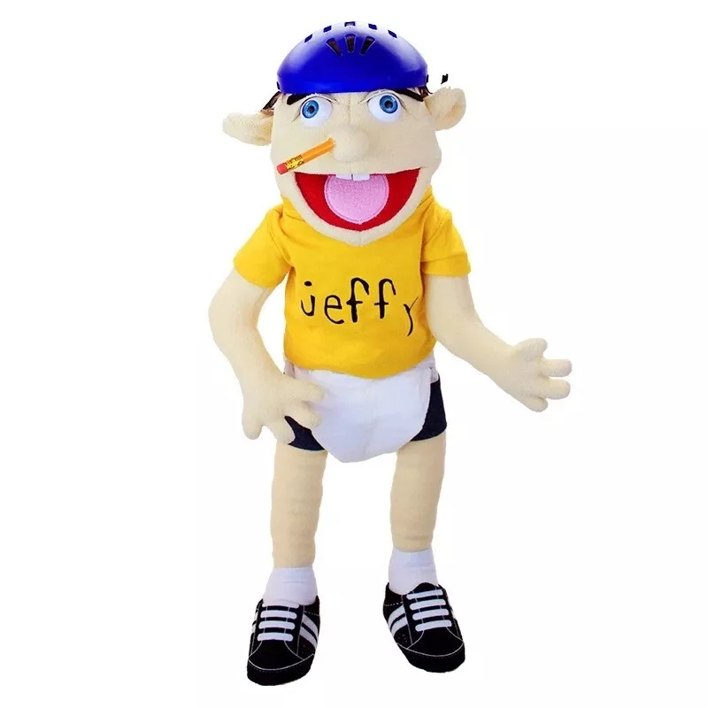 SML Jeffy Puppet Doll Plush Fabric Polyester Cotton Non Woven