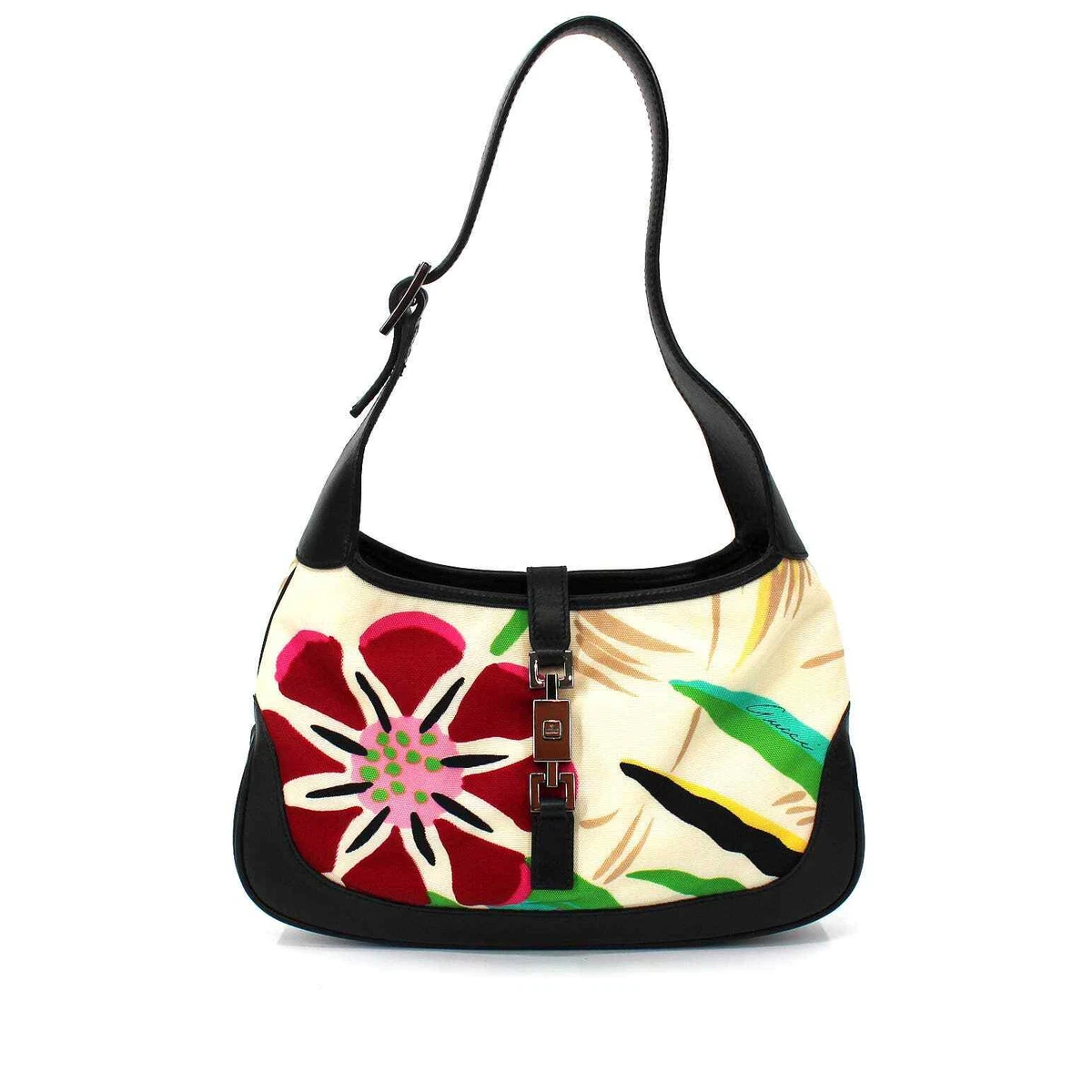gucci jackie bag floral