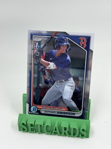 2024 Bowman Chrome Antonio Anderson #BCP-20 1st Red Sox Baseball Card