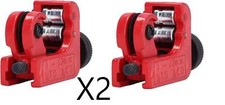 2x Mini Brake Pipe Cutter 3/16" Copper Plastic Tubes 3mm-22mm Cutting Trim Tool 