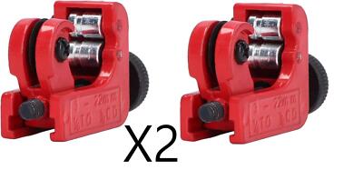 2x Mini Bremsleitungsschneider 3/16'' Kupfer Kunststoffrohre 3mm-22mm Schneiden Trim Werkzeug 