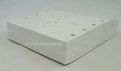 SLIP N GRIP White Self-Locking Arrow Key Tags, 4 1/2" X 3/4" 1000/Pack Made in the USA