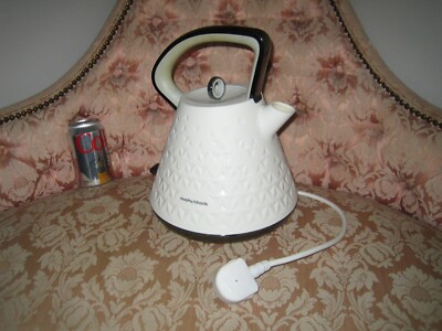 Morphy Richards Prism 1,5 Liter Wasserkocher - weiß - kaum benutzt - selten