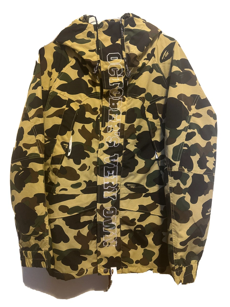 OVO X BAPE 1ST CAMO SNOW BOARD JACKET