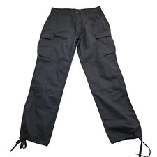 5.11 Tactical Series Pants Mens XL Waist 39 1/2 - 43 Long Inseam L34 Black Cargo