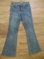 tommy hilfiger womens flare blue jeans mid rise size 4 good condition