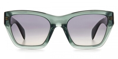 New Rag & Bone 1046/G/S Sunglasses Women 01ED Green Cat Eye  display picture 2