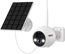 4MP Wireless Solar Powered CCTV Camera WiFi IP Audio for Sansco CCTV System