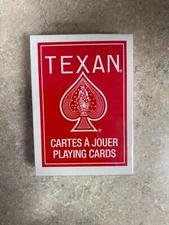 Texan deck of playing cards, bilingual, French, new sealed