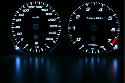 BMW E90 design 1 glow gauges dials plasma dials kit tacho glow dash indicators